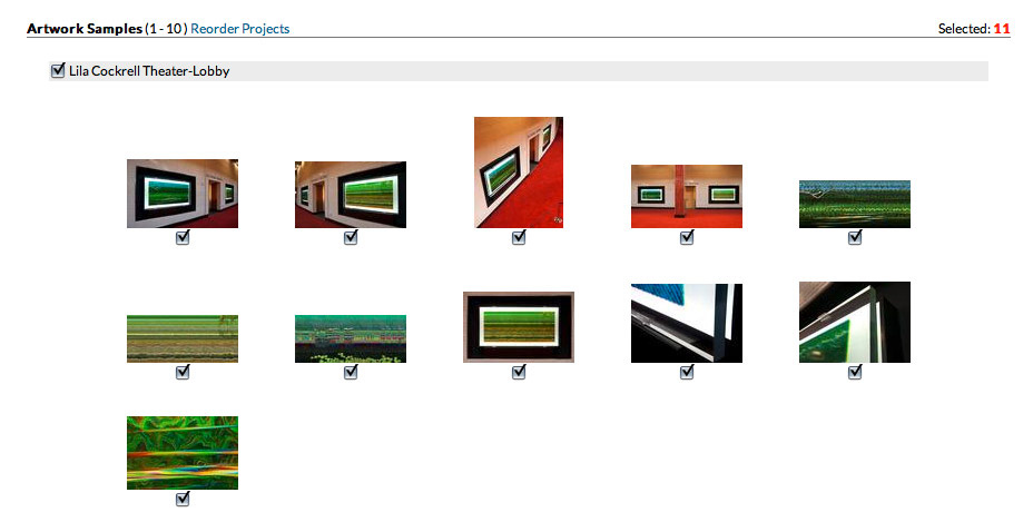 Too Many Artwork Samples Selected