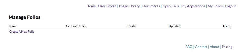 Manage Folios