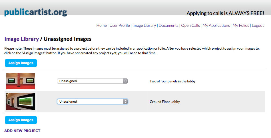 Unassigned Images