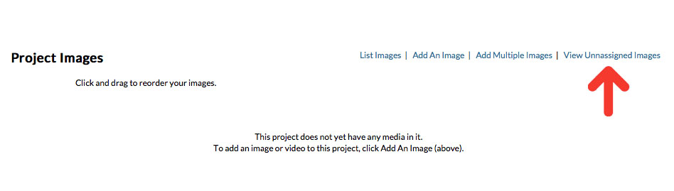 View Unassigned Images